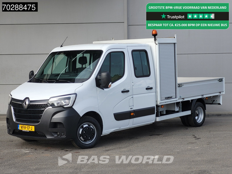 Renault Master 145PK Open Laadbak Dubbellucht 3,5t Trekhaak LED Airco Cruise Standkachel Euro6 Pritsche Pickup Open Box Airco Trekhaak Cruise control - Pritsche Transporter: das Bild 1 Renault Master 145PK Open Laadbak Dubbellucht 3,5t Trekhaak LED Airco Cruise Standkachel Euro6 Pritsche Pickup Open Box Airco Trekhaak Cruise control - Pritsche Transporter: das Bild 1