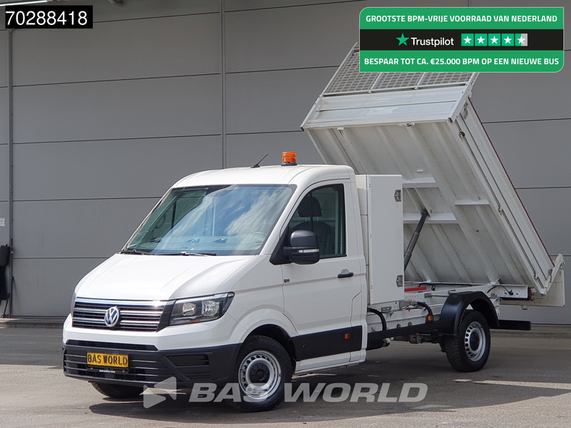 Volkswagen Crafter 140pk Kipper met Kist Trekhaak Airco Euro6 Kieper Tipper Benne Airco Trekhaak - Kipper Transporter: das Bild 1 Volkswagen Crafter 140pk Kipper met Kist Trekhaak Airco Euro6 Kieper Tipper Benne Airco Trekhaak - Kipper Transporter: das Bild 1