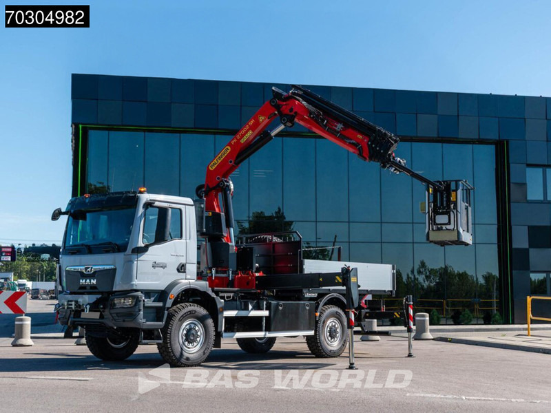 Pritsche LKW, Autokran, Zustand - NEU MAN TGM 18.320 4X4 NEW 4x4 Palfinger PK 27002-SH D Crane manbasket Steelsuspension: das Bild 6 Pritsche LKW, Autokran, Zustand - NEU MAN TGM 18.320 4X4 NEW 4x4 Palfinger PK 27002-SH D Crane manbasket Steelsuspension: das Bild 6