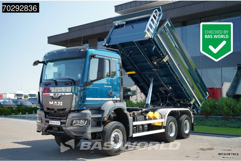 MAN TGS 33.480 TGS 6X6 11m3 KH-3-Way Kipper 6x6 Steel Suspension Automatic Big-Axle Euro 6 - Kipper: das Bild 1 MAN TGS 33.480 TGS 6X6 11m3 KH-3-Way Kipper 6x6 Steel Suspension Automatic Big-Axle Euro 6 - Kipper: das Bild 1
