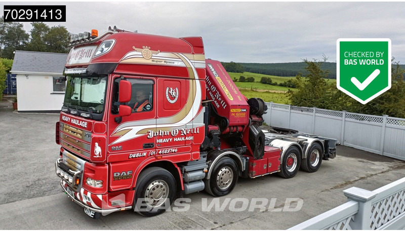 DAF XF105.510 XF 8X4 Palfinger PK150.002 Kran Crane Winch Fifth Wheel Big-Axle Euro 5 - Sattelzugmaschine: das Bild 1 DAF XF105.510 XF 8X4 Palfinger PK150.002 Kran Crane Winch Fifth Wheel Big-Axle Euro 5 - Sattelzugmaschine: das Bild 1