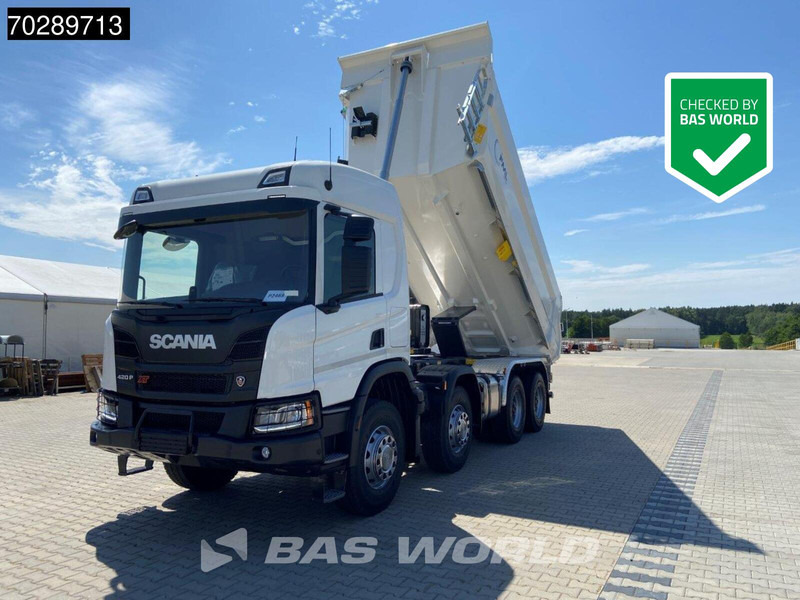 Scania P420 8X4 NEW! 18m3 Steel tipper Steelsuspension Automatic Euro 6 - Kipper: das Bild 1 Scania P420 8X4 NEW! 18m3 Steel tipper Steelsuspension Automatic Euro 6 - Kipper: das Bild 1