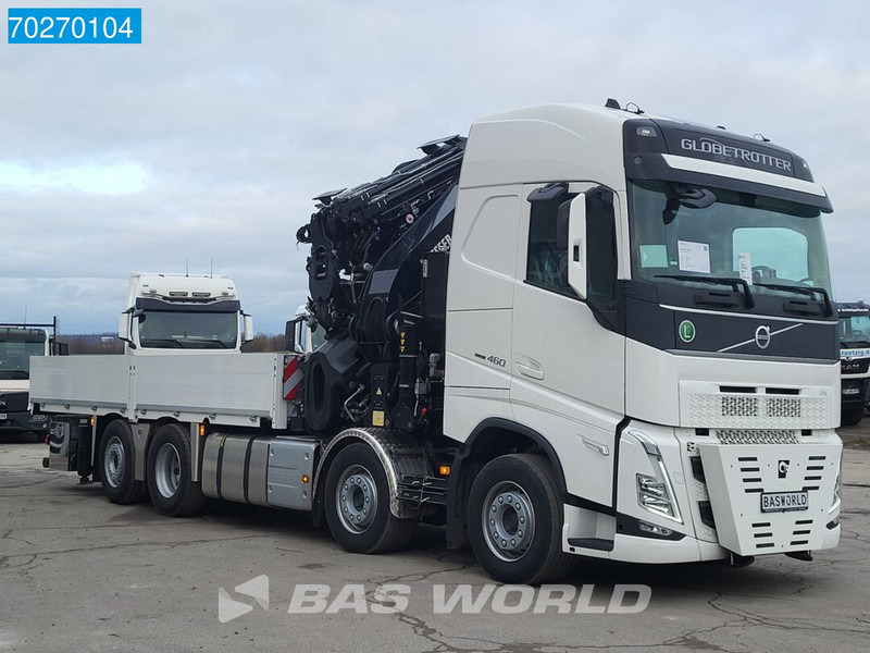 Pritsche LKW, Autokran, Zustand - NEU Volvo FH 460 8X2 Effer 1000 9S + 6S Kran + Fly-Jib Liftachse VEB+ Euro 6: das Bild 13
