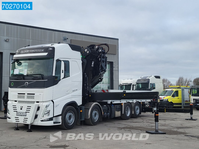 Pritsche LKW, Autokran, Zustand - NEU Volvo FH 460 8X2 Effer 1000 9S + 6S Kran + Fly-Jib Liftachse VEB+ Euro 6: das Bild 11