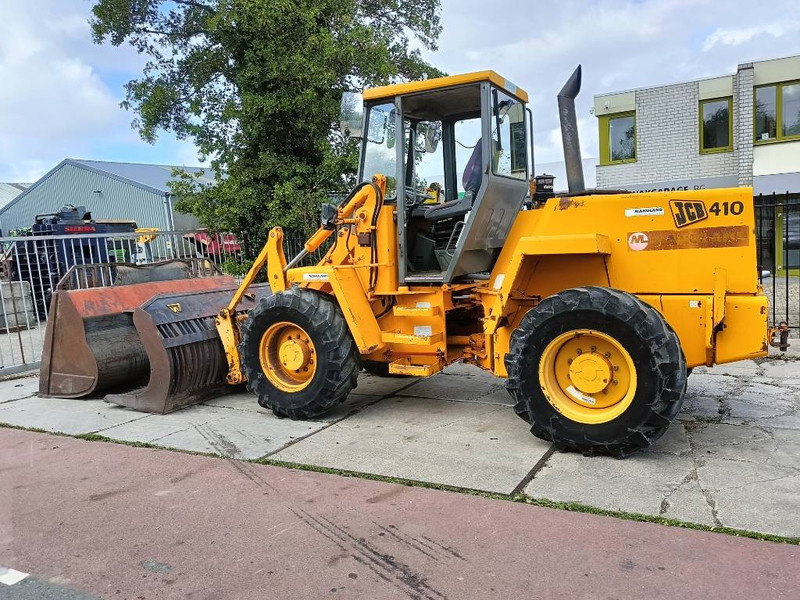 JCB 410 shovel wiellader loader + 2 bakken 4x4 robuust - Radlader: das Bild 1 JCB 410 shovel wiellader loader + 2 bakken 4x4 robuust - Radlader: das Bild 1