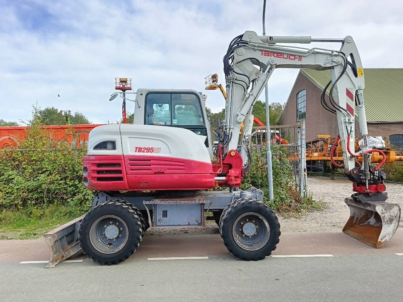 Mobilbagger Takeuchi TB 295 W mobiele graafmachine mobile excavator: das Bild 8