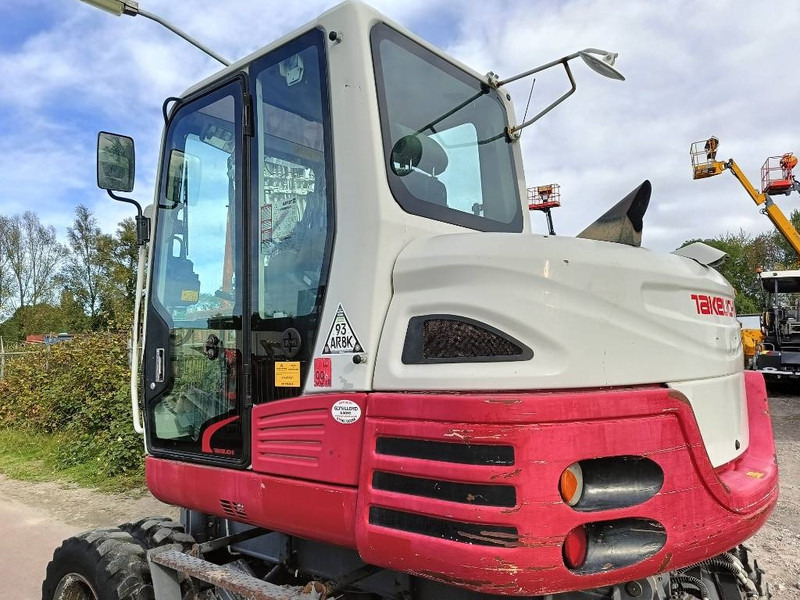 Mobilbagger Takeuchi TB 295 W mobiele graafmachine mobile excavator: das Bild 17