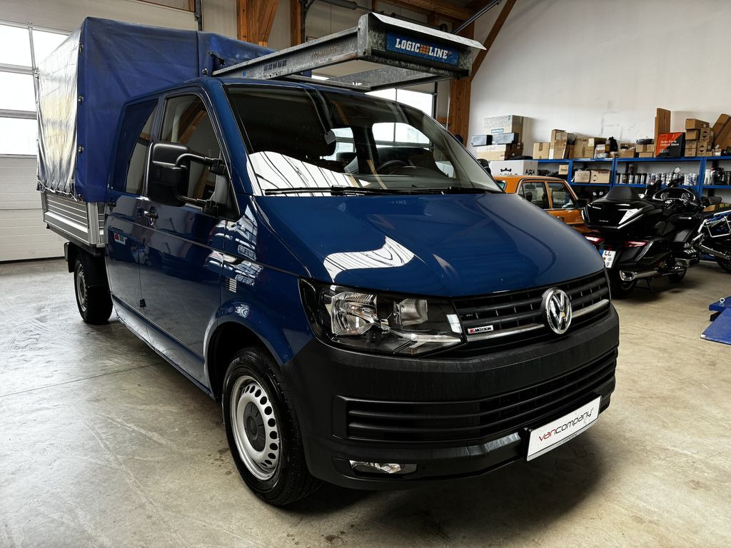Pritsche Transporter, Transporter mit Doppelkabine Volkswagen T6 Doka Pritsche 2.0 TDI 4Motion 4x4: das Bild 1