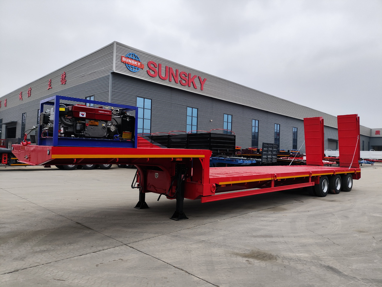 SUNSKY 30Ton lowbed trailer - Tieflader Auflieger: das Bild 2 SUNSKY 30Ton lowbed trailer - Tieflader Auflieger: das Bild 2