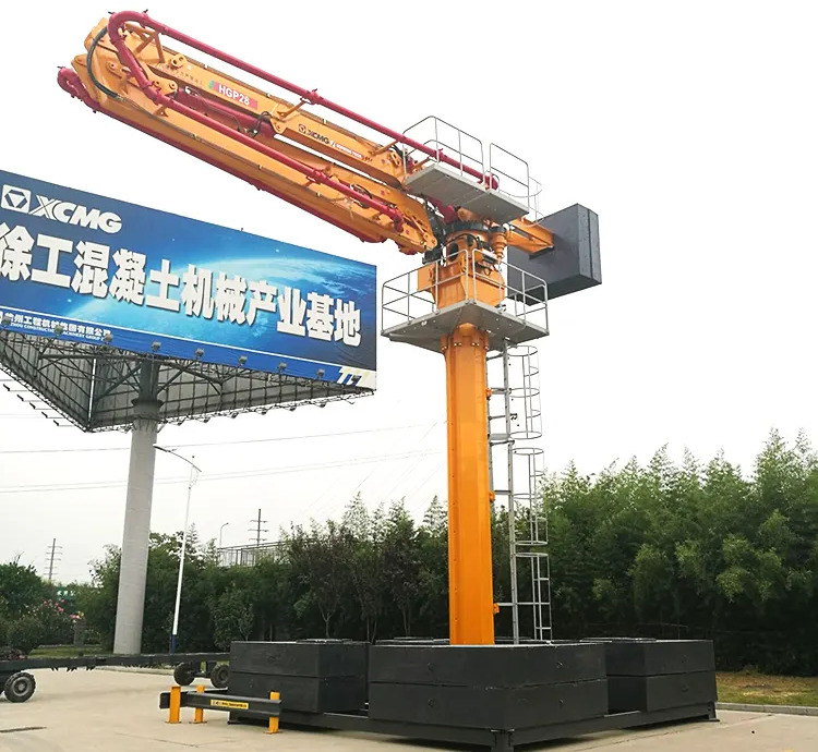 XCMG Schwing Concrete Distributor HGP32 High Efficiency 22kw 32m Hydraulic Spider Concrete Placing Boom Made in China - Stationäre Betonpumpe: das Bild 3 XCMG Schwing Concrete Distributor HGP32 High Efficiency 22kw 32m Hydraulic Spider Concrete Placing Boom Made in China - Stationäre Betonpumpe: das Bild 3