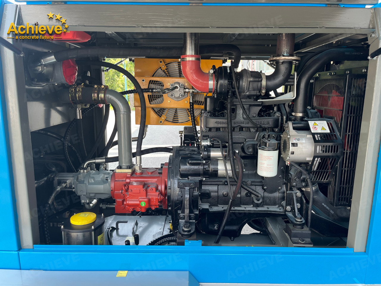 Stationäre Betonpumpe ACHIEVE ACHIEVE AP400 Concrete Trailer Pump For Australia/US EPA /CE Version  【ACHIEVE】100% BRAND NEW !!!: das Bild 18