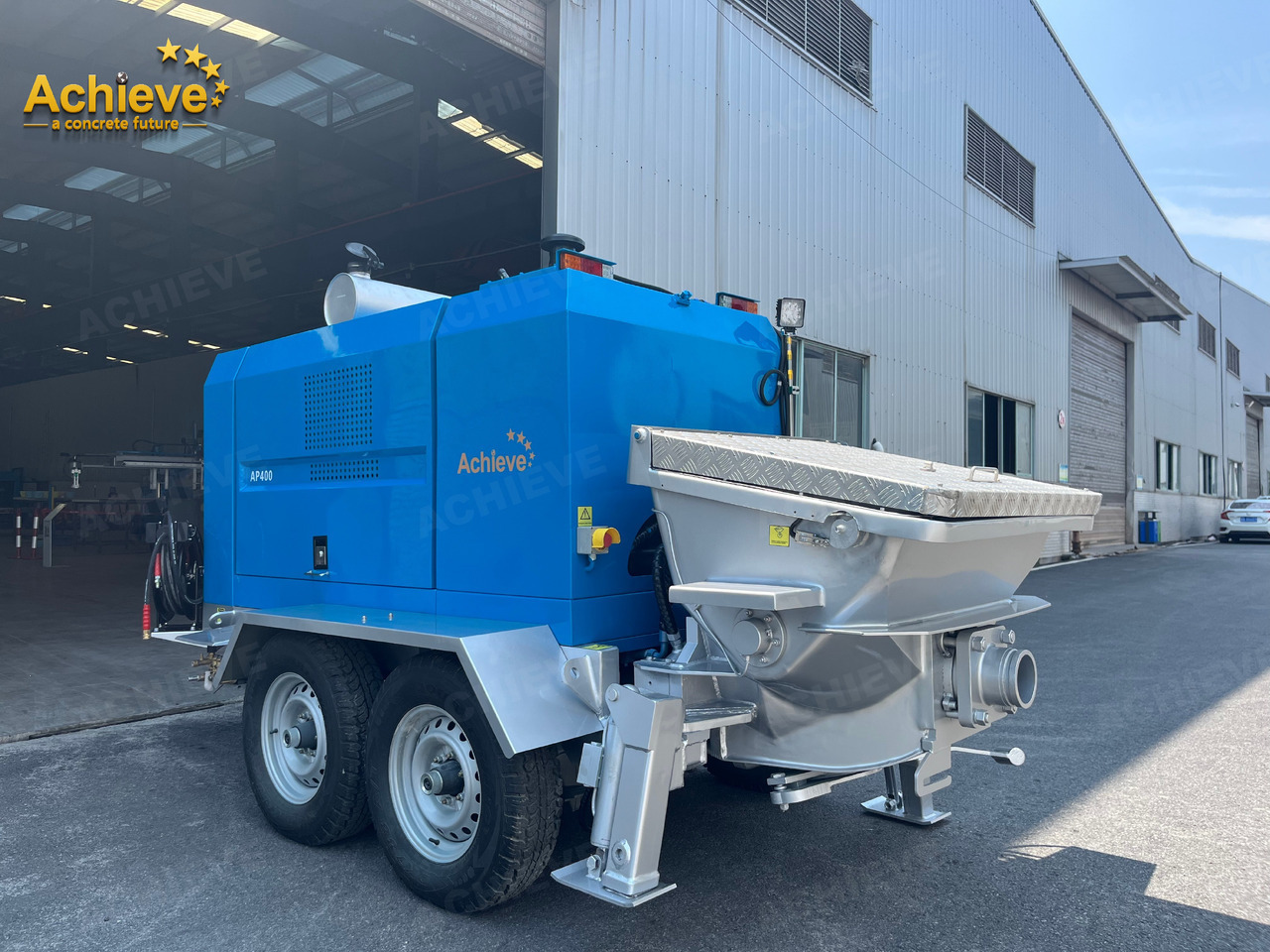 Stationäre Betonpumpe ACHIEVE ACHIEVE AP400 Concrete Trailer Pump For Australia/US EPA /CE Version  【ACHIEVE】100% BRAND NEW !!!: das Bild 5