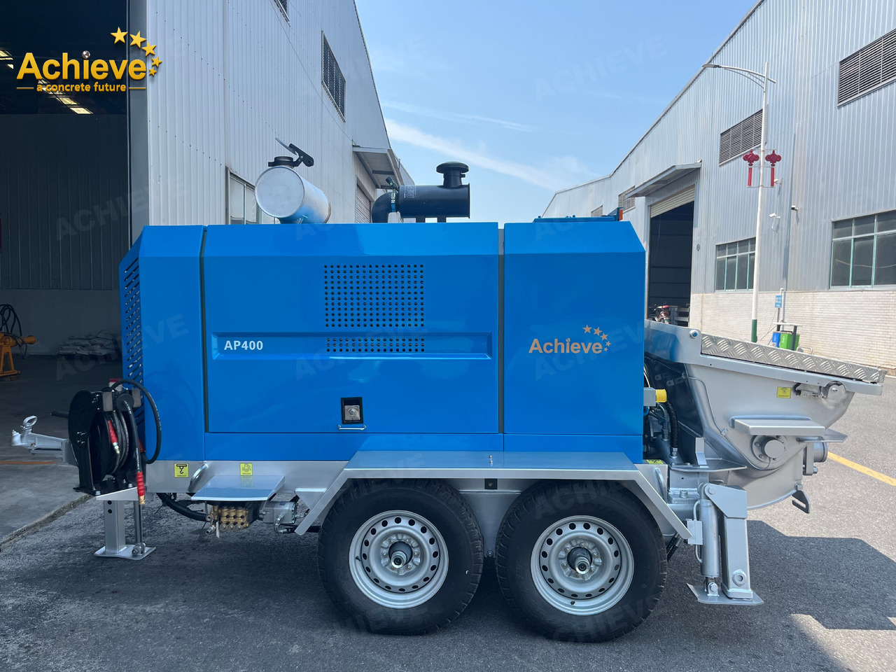 Stationäre Betonpumpe ACHIEVE ACHIEVE AP400 Concrete Trailer Pump For Australia/US EPA /CE Version  【ACHIEVE】100% BRAND NEW !!!: das Bild 9