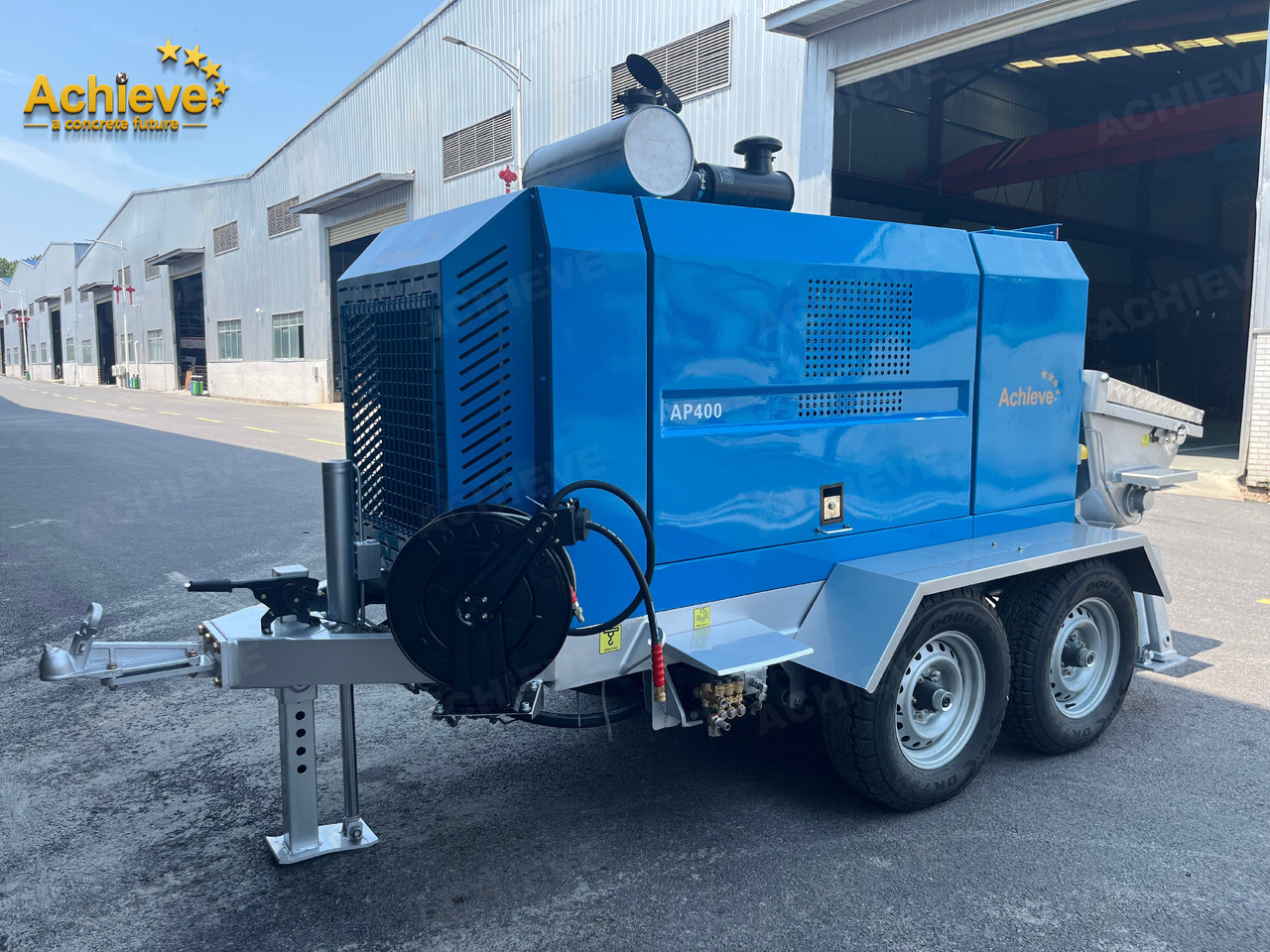 Stationäre Betonpumpe ACHIEVE ACHIEVE AP400 Concrete Trailer Pump For Australia/US EPA /CE Version  【ACHIEVE】100% BRAND NEW !!!: das Bild 6