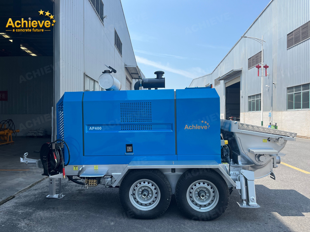 Stationäre Betonpumpe ACHIEVE ACHIEVE AP400 Concrete Trailer Pump For Australia/US EPA /CE Version  【ACHIEVE】100% BRAND NEW !!!: das Bild 8