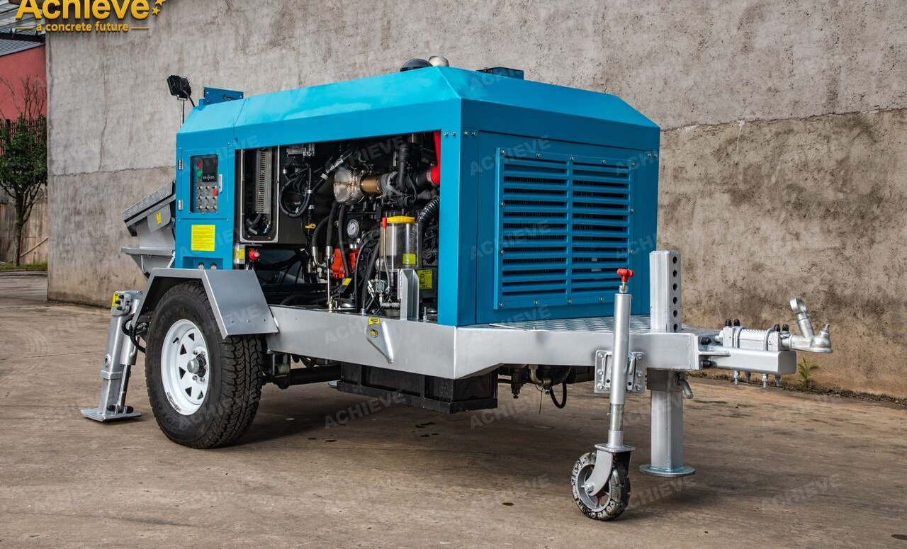 Stationäre Betonpumpe, Zustand - NEU ACHIEVE New  AP300-TDE European Version 【ACHIEVE】100% BRAND NEW !!!: das Bild 8