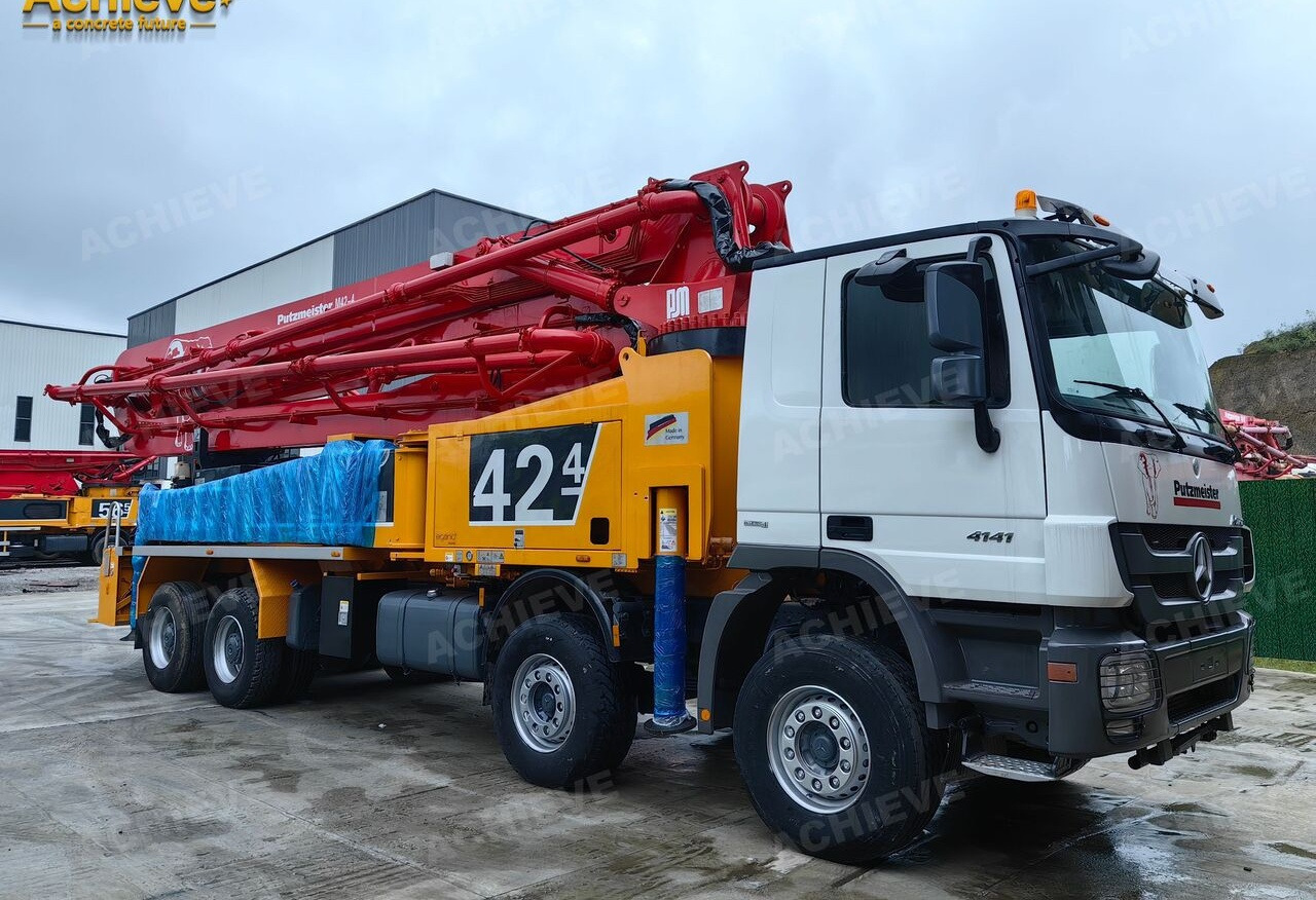PUTZMEISTER Mercedes-Benz Actros 4141 concrete pumpM42-4R 170 m³【ACHIEVE】TOP CONDITION!!! - Betonpumpe: das Bild 1 PUTZMEISTER Mercedes-Benz Actros 4141 concrete pumpM42-4R 170 m³【ACHIEVE】TOP CONDITION!!! - Betonpumpe: das Bild 1