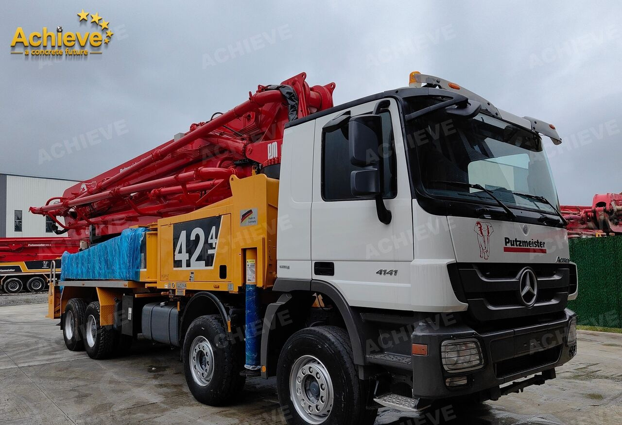 PUTZMEISTER Mercedes-Benz Actros 4141 concrete pumpM42-4R 170 m³【ACHIEVE】TOP CONDITION!!! - Betonpumpe: das Bild 4 PUTZMEISTER Mercedes-Benz Actros 4141 concrete pumpM42-4R 170 m³【ACHIEVE】TOP CONDITION!!! - Betonpumpe: das Bild 4