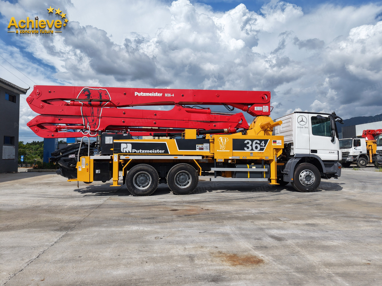 PUTZMEISTER Mercedes-Benz M36-4 2018 ACTROS 3341【ACHIEVE】TOP CONDITION!!! - Betonpumpe: das Bild 5 PUTZMEISTER Mercedes-Benz M36-4 2018 ACTROS 3341【ACHIEVE】TOP CONDITION!!! - Betonpumpe: das Bild 5