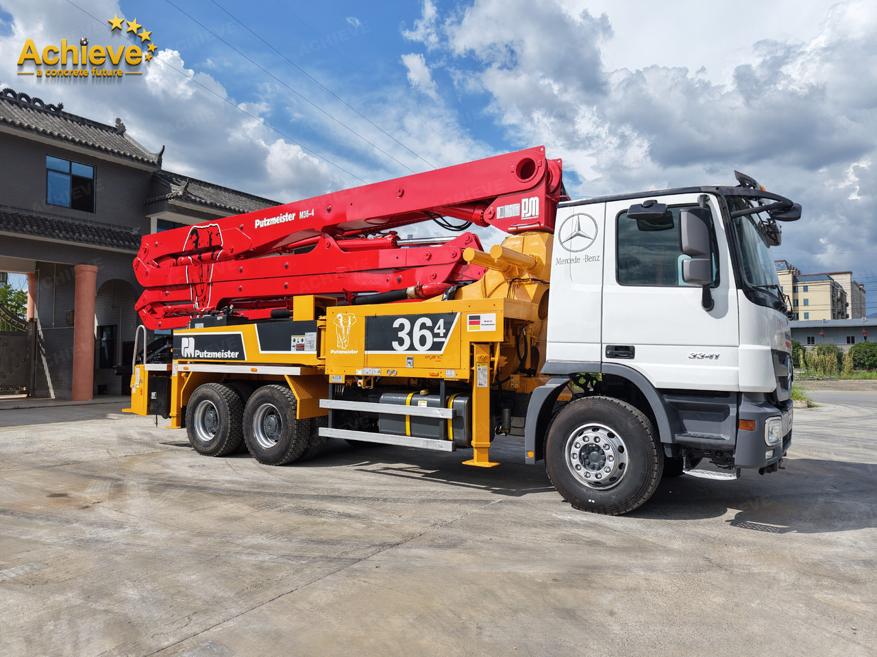 PUTZMEISTER Mercedes-Benz M36-4 2018 ACTROS 3341【ACHIEVE】TOP CONDITION!!! - Betonpumpe: das Bild 3 PUTZMEISTER Mercedes-Benz M36-4 2018 ACTROS 3341【ACHIEVE】TOP CONDITION!!! - Betonpumpe: das Bild 3