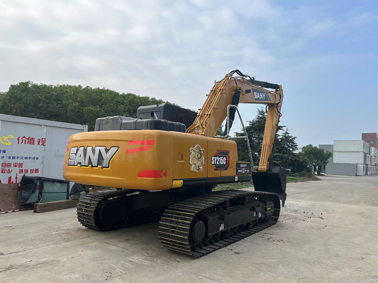 Sany SY215C Used Excavator Mitsubishi Engine - Kettenbagger: das Bild 2 Sany SY215C Used Excavator Mitsubishi Engine - Kettenbagger: das Bild 2