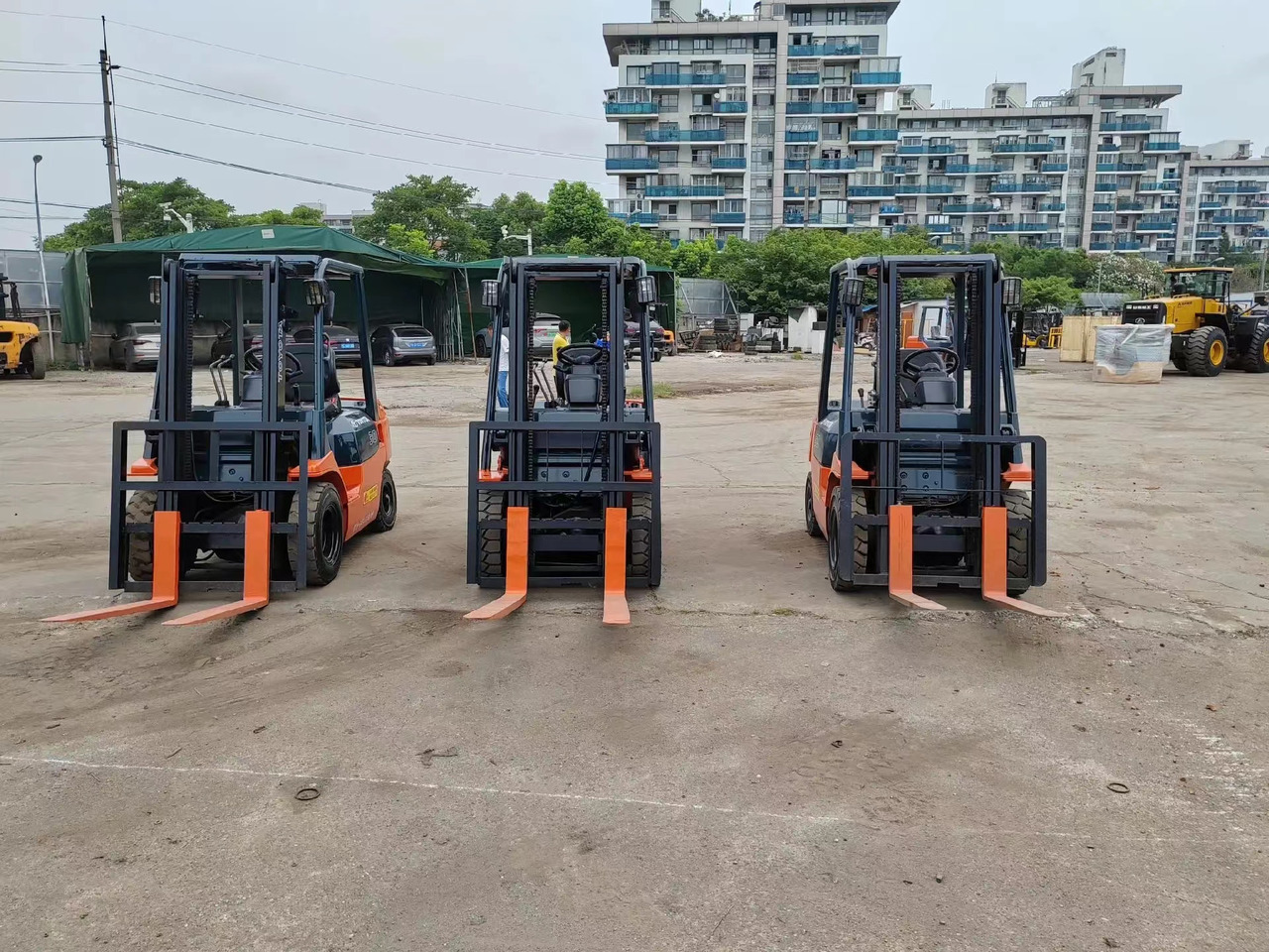 Toyota 3 ton Forklift FD30 with Free Lift, Side Shifter, Clamp - Dieselstapler: das Bild 4 Toyota 3 ton Forklift FD30 with Free Lift, Side Shifter, Clamp - Dieselstapler: das Bild 4