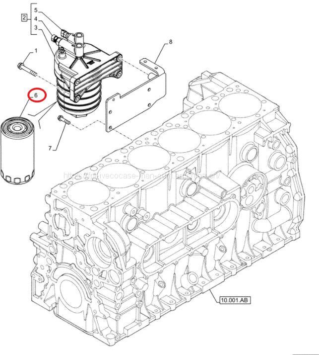 FPT IVECO CASE Cursor11 EURO 6 F3GFE613A B001 5801863562/5801690111 fuel filter 5801516883 - Kraftstofffilter: das Bild 3 FPT IVECO CASE Cursor11 EURO 6 F3GFE613A B001 5801863562/5801690111 fuel filter 5801516883 - Kraftstofffilter: das Bild 3