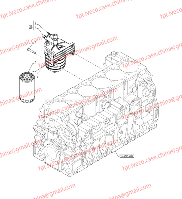 FPT IVECO CASE Cursor9 F2CFE614A*B041/F2CGE614F*V004 5802431166 Fuel Filters Support5801612320 - Kraftstofffilter: das Bild 1 FPT IVECO CASE Cursor9 F2CFE614A*B041/F2CGE614F*V004 5802431166 Fuel Filters Support5801612320 - Kraftstofffilter: das Bild 1