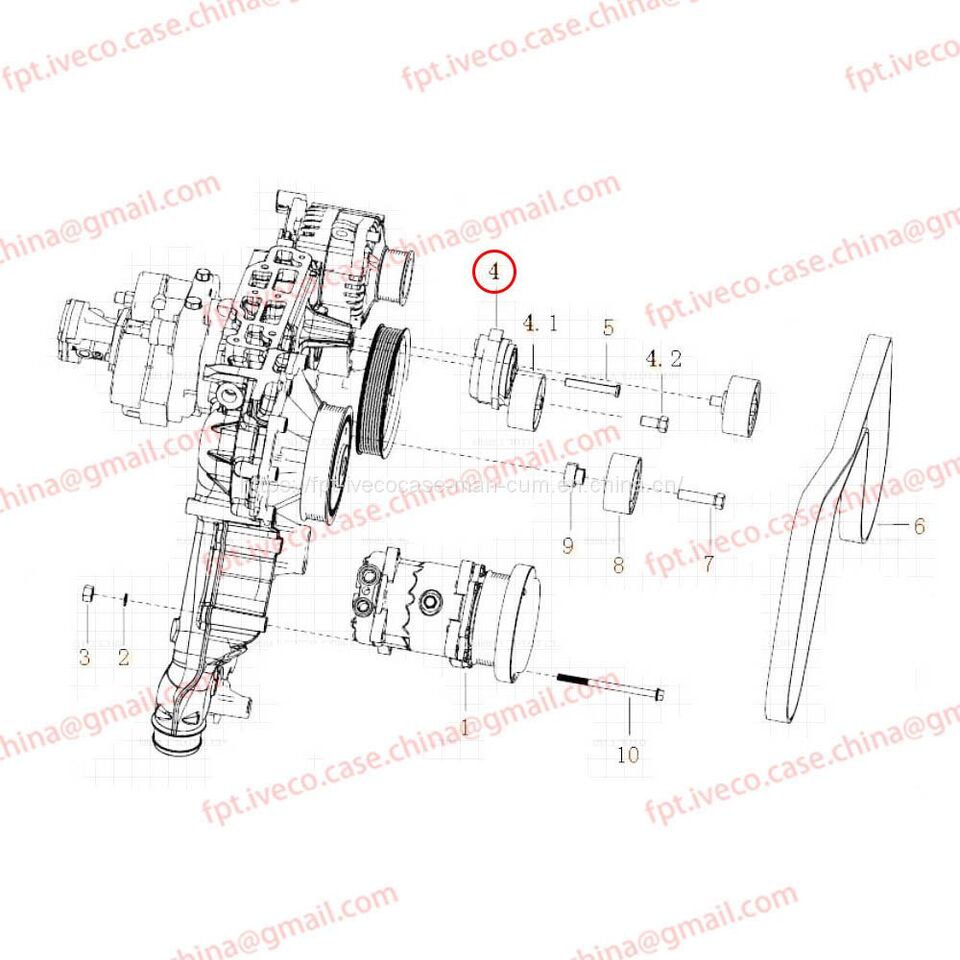 MAN D2066 Automatic tensioner 95800-7477 - Riemenspanner: das Bild 1 MAN D2066 Automatic tensioner 95800-7477 - Riemenspanner: das Bild 1