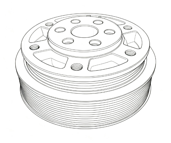 OEM Engine Cursor13 F3BE0684A B001 504003647 PULLEY F504023798 - Motor und Teile: das Bild 1 OEM Engine Cursor13 F3BE0684A B001 504003647 PULLEY F504023798 - Motor und Teile: das Bild 1