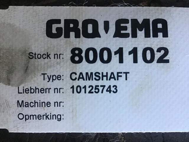 Liebherr Camshaft - Nockenwelle: das Bild 5 Liebherr Camshaft - Nockenwelle: das Bild 5