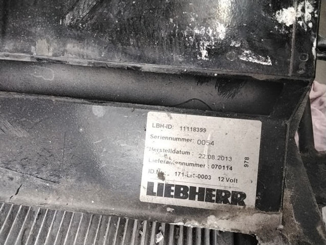 Liebherr Heater unit - Heizung/ Lüftung: das Bild 5 Liebherr Heater unit - Heizung/ Lüftung: das Bild 5