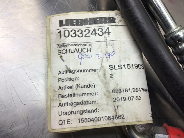 Liebherr Water Hose - Hydraulik: das Bild 4 Liebherr Water Hose - Hydraulik: das Bild 4
