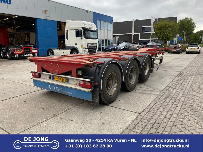 D-Tec FT-43-03V / Flexitrailer / 2x Extendable / BPW / 1x Lift Axle - Container/ Wechselfahrgestell Auflieger: das Bild 1 D-Tec FT-43-03V / Flexitrailer / 2x Extendable / BPW / 1x Lift Axle - Container/ Wechselfahrgestell Auflieger: das Bild 1