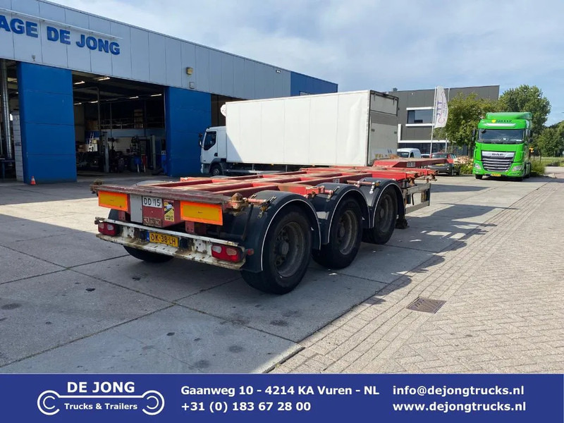 D-Tec FT-43-03V / Flexitrailer / 3x Extendable / SAF / 1x Lift Axle - Container/ Wechselfahrgestell Auflieger: das Bild 1 D-Tec FT-43-03V / Flexitrailer / 3x Extendable / SAF / 1x Lift Axle - Container/ Wechselfahrgestell Auflieger: das Bild 1
