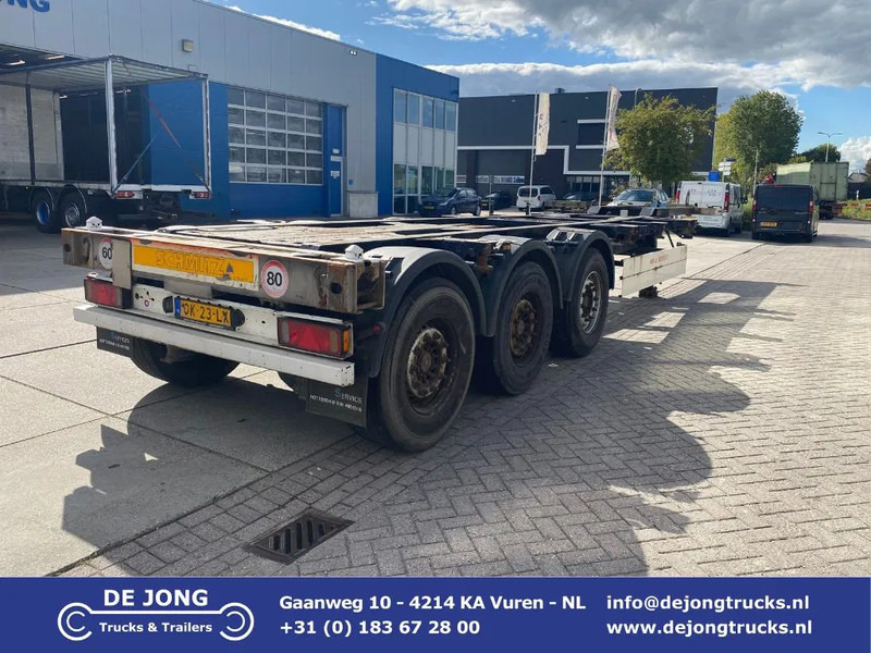 Schmitz Cargobull SCF 24 Chassis / SAF + Disc / 2x Extendable / Lift Axle - Container/ Wechselfahrgestell Auflieger: das Bild 1 Schmitz Cargobull SCF 24 Chassis / SAF + Disc / 2x Extendable / Lift Axle - Container/ Wechselfahrgestell Auflieger: das Bild 1