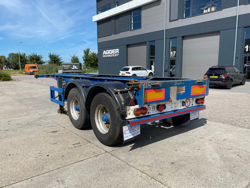 TURBO'S HOET 20 FT Container Chassis / APK t/m 3-2026 / BPW + Drum - Container/ Wechselfahrgestell Auflieger: das Bild 3 TURBO'S HOET 20 FT Container Chassis / APK t/m 3-2026 / BPW + Drum - Container/ Wechselfahrgestell Auflieger: das Bild 3