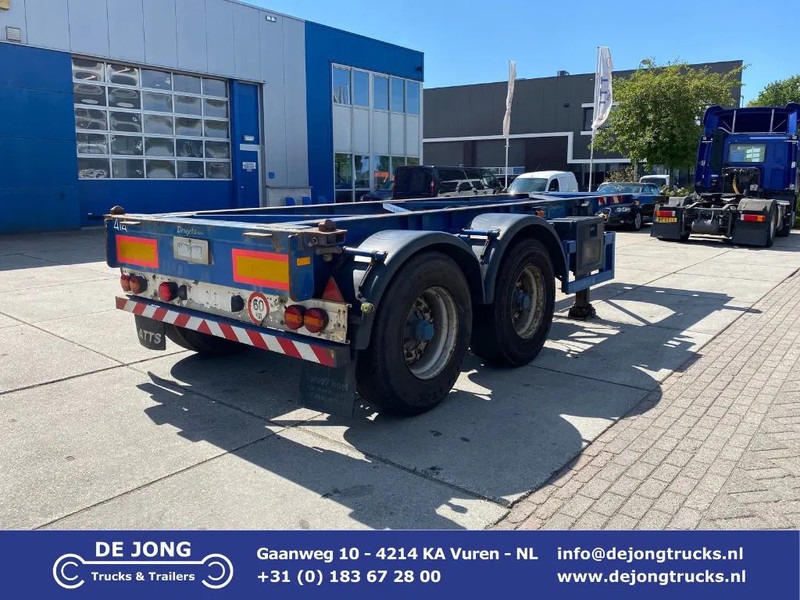 TURBO'S HOET 20 FT Container Chassis / APK t/m 3-2026 / BPW + Drum - Container/ Wechselfahrgestell Auflieger: das Bild 1 TURBO'S HOET 20 FT Container Chassis / APK t/m 3-2026 / BPW + Drum - Container/ Wechselfahrgestell Auflieger: das Bild 1