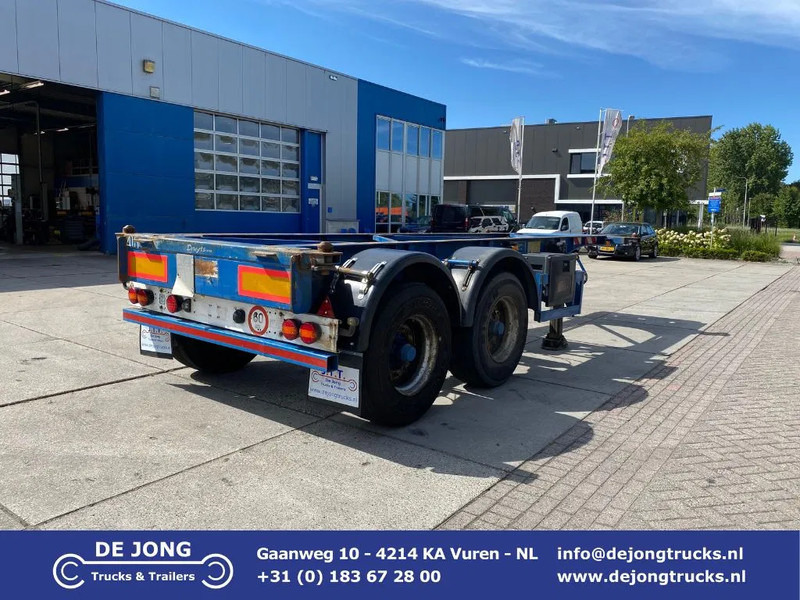 TURBO'S HOET 20 FT Container Chassis / APK t/m 3-2026 / BPW + Drum - Container/ Wechselfahrgestell Auflieger: das Bild 1 TURBO'S HOET 20 FT Container Chassis / APK t/m 3-2026 / BPW + Drum - Container/ Wechselfahrgestell Auflieger: das Bild 1