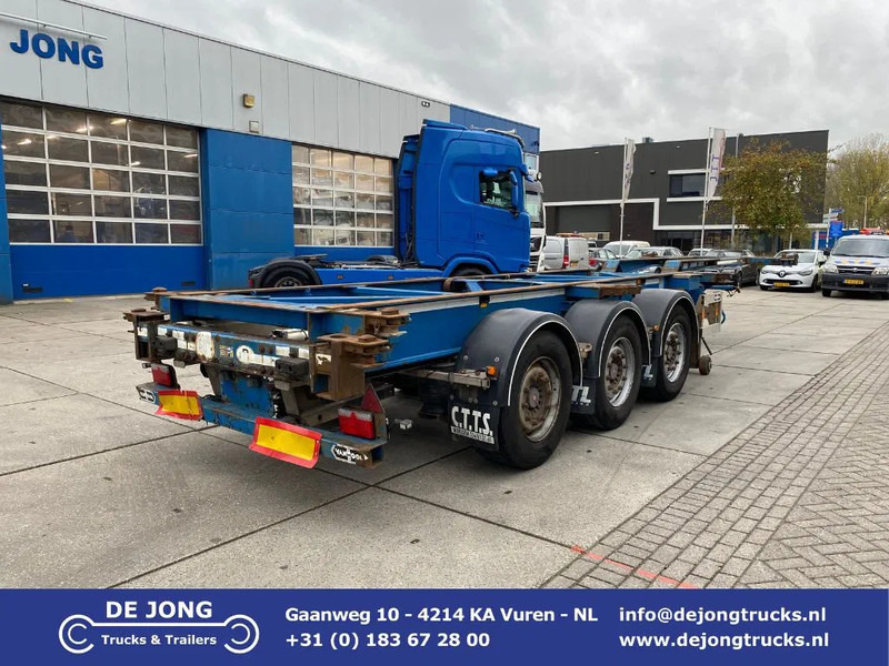 Van Hool 3B0079 / 2x Extendable / SAF Disc - Container/ Wechselfahrgestell Auflieger: das Bild 1 Van Hool 3B0079 / 2x Extendable / SAF Disc - Container/ Wechselfahrgestell Auflieger: das Bild 1