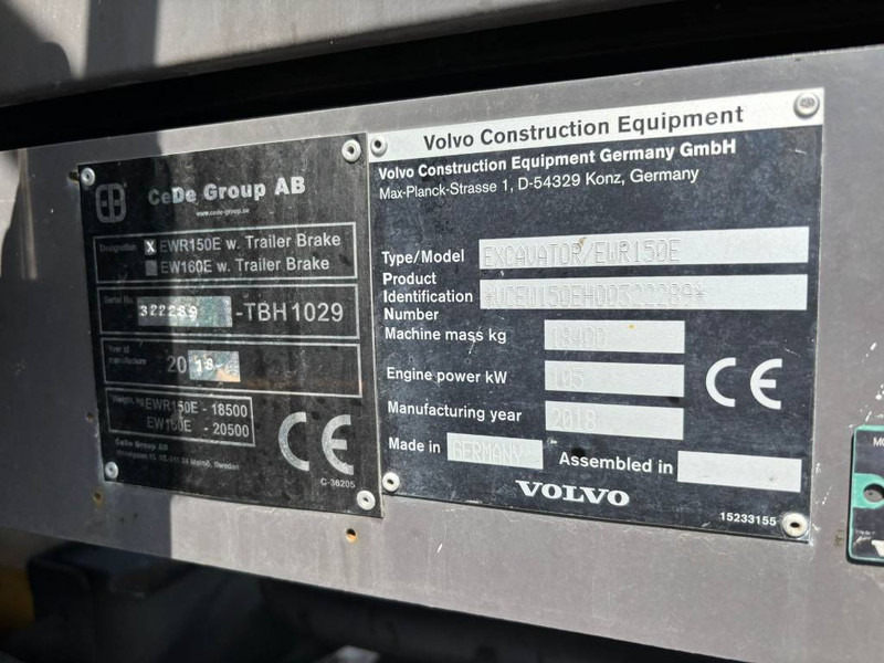 Volvo EWR 150 E - Mobilbagger: das Bild 5 Volvo EWR 150 E - Mobilbagger: das Bild 5