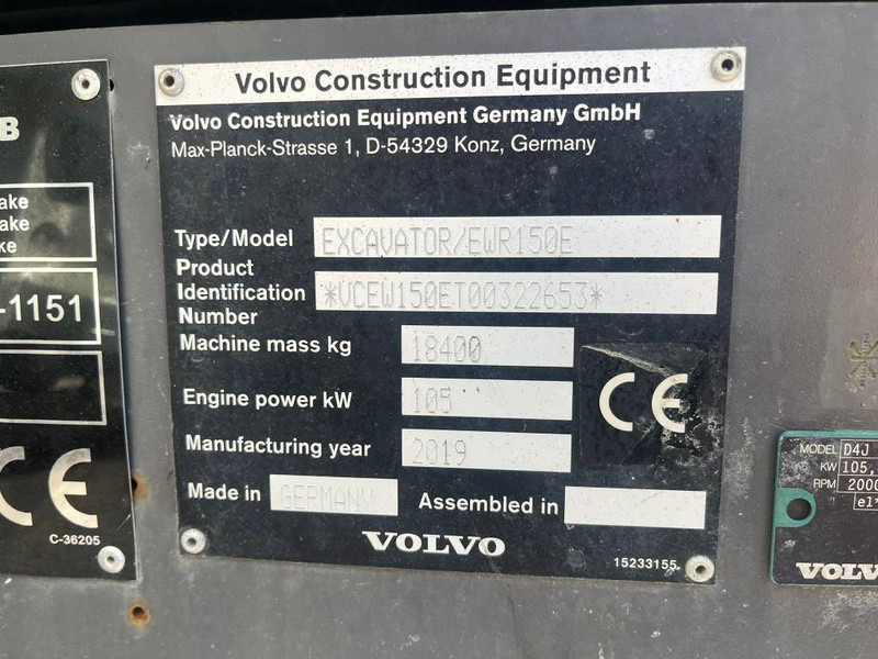 Volvo EWR 150 E - Mobilbagger: das Bild 5 Volvo EWR 150 E - Mobilbagger: das Bild 5