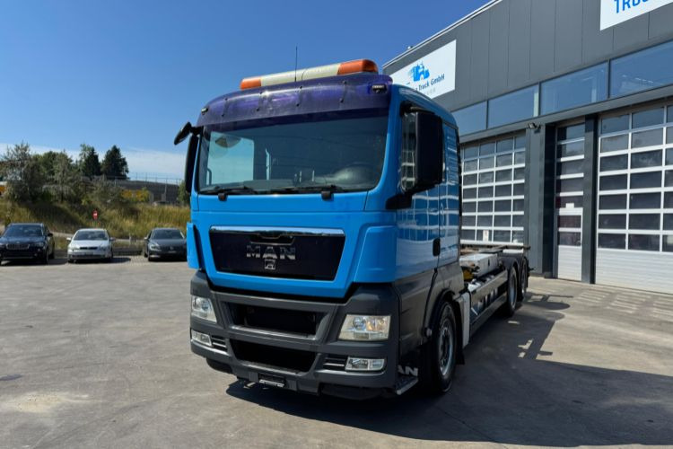 MAN TGX 26.480 6x2 Kompressor - Containerwagen/ Wechselfahrgestell LKW: das Bild 1 MAN TGX 26.480 6x2 Kompressor - Containerwagen/ Wechselfahrgestell LKW: das Bild 1