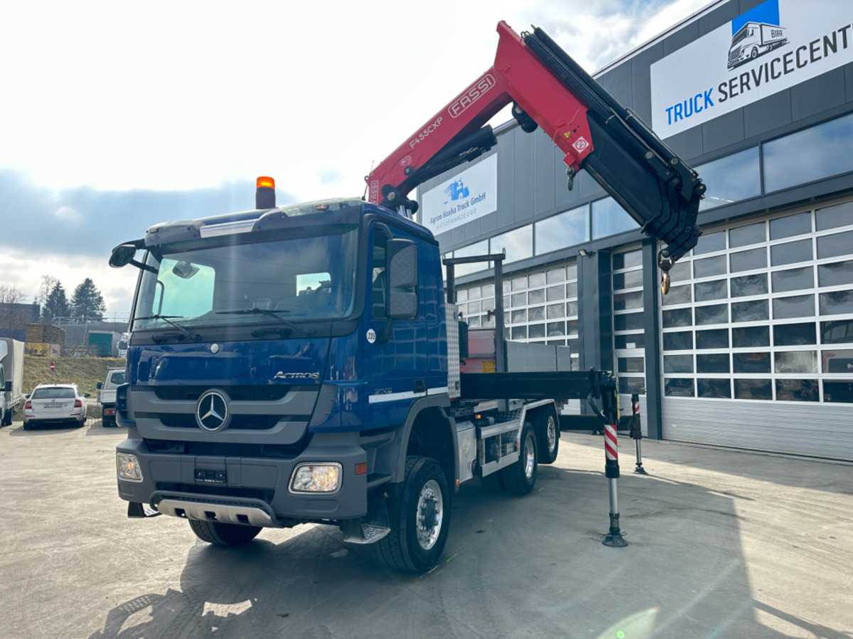 MERCEDES Actros 2648 6x4/4 Fassi455 SZM/Pritsche - Autokran: das Bild 2 MERCEDES Actros 2648 6x4/4 Fassi455 SZM/Pritsche - Autokran: das Bild 2