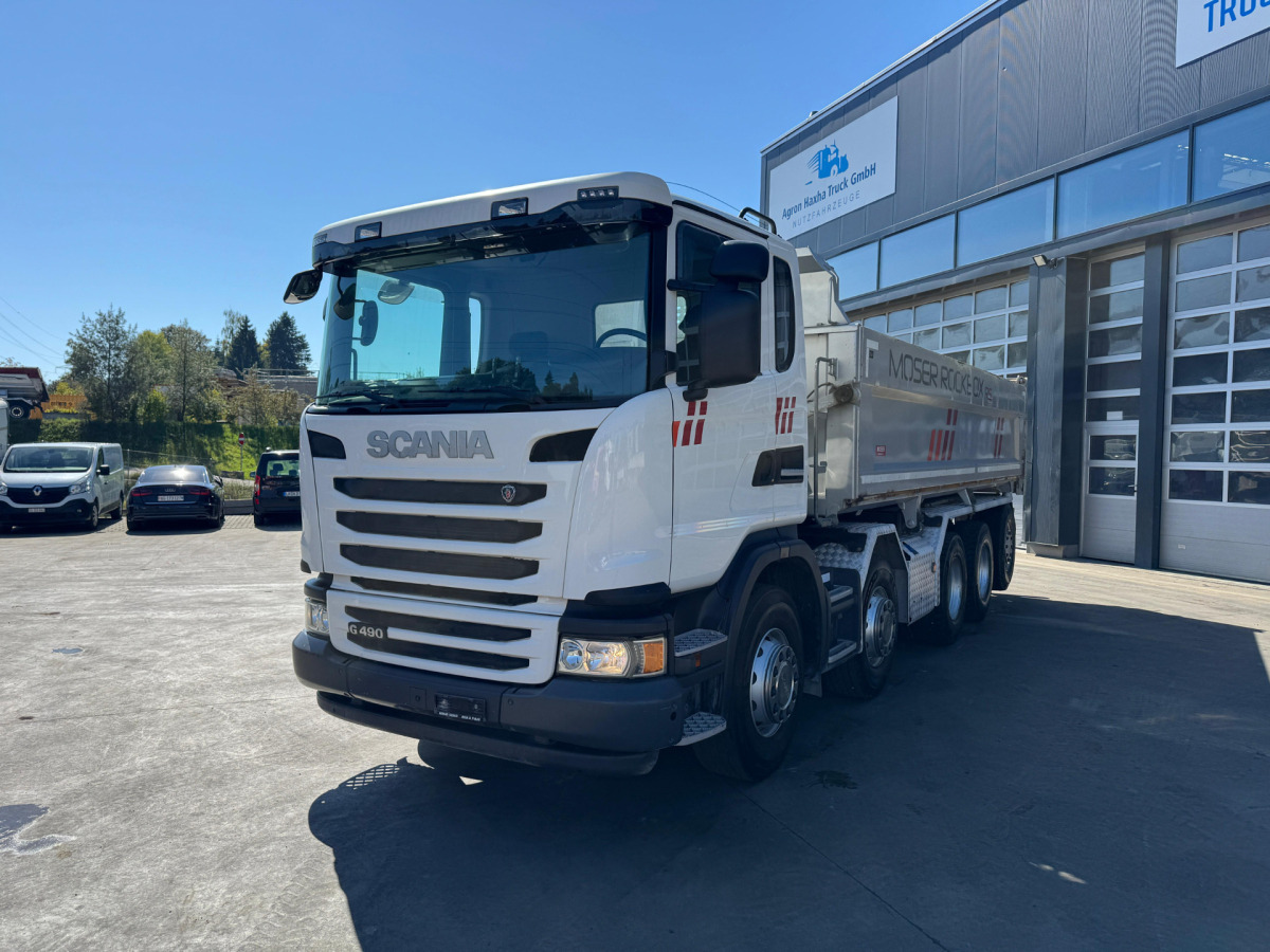 SCANIA G490 10x4 Moser 2S - Kipper: das Bild 1 SCANIA G490 10x4 Moser 2S - Kipper: das Bild 1