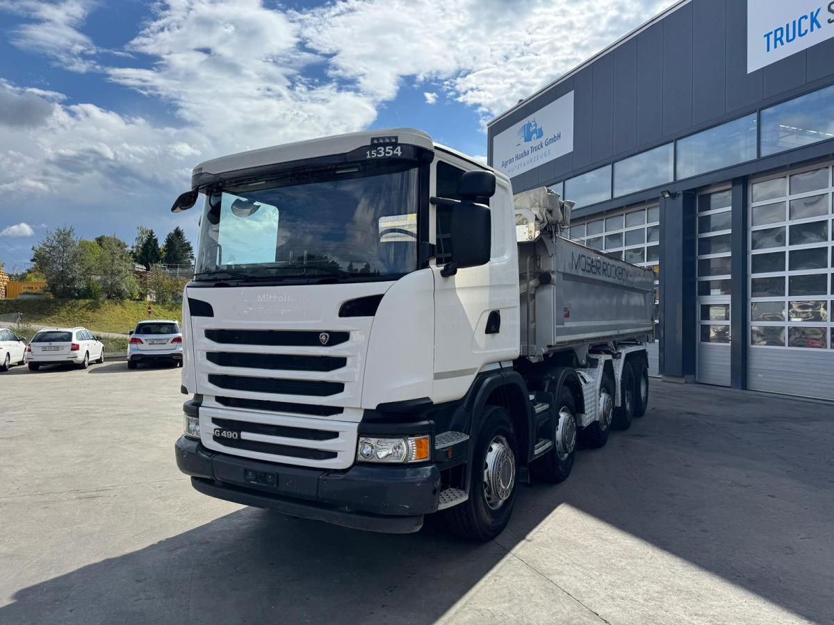SCANIA G490 10x4 Moser 2S - Kipper: das Bild 2 SCANIA G490 10x4 Moser 2S - Kipper: das Bild 2