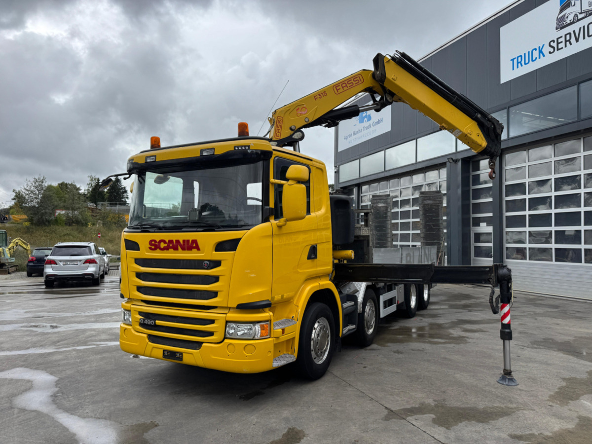 SCANIA G490 8x4 Fassi 315-5 Taxi - Autokran: das Bild 1 SCANIA G490 8x4 Fassi 315-5 Taxi - Autokran: das Bild 1