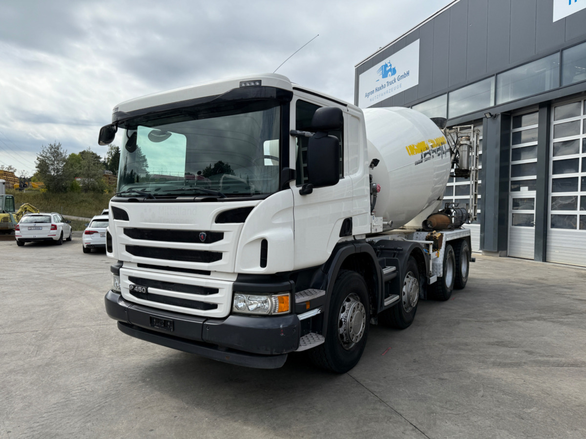 SCANIA P450 8x4 Stetter 9m3 - Fahrmischer: das Bild 1 SCANIA P450 8x4 Stetter 9m3 - Fahrmischer: das Bild 1