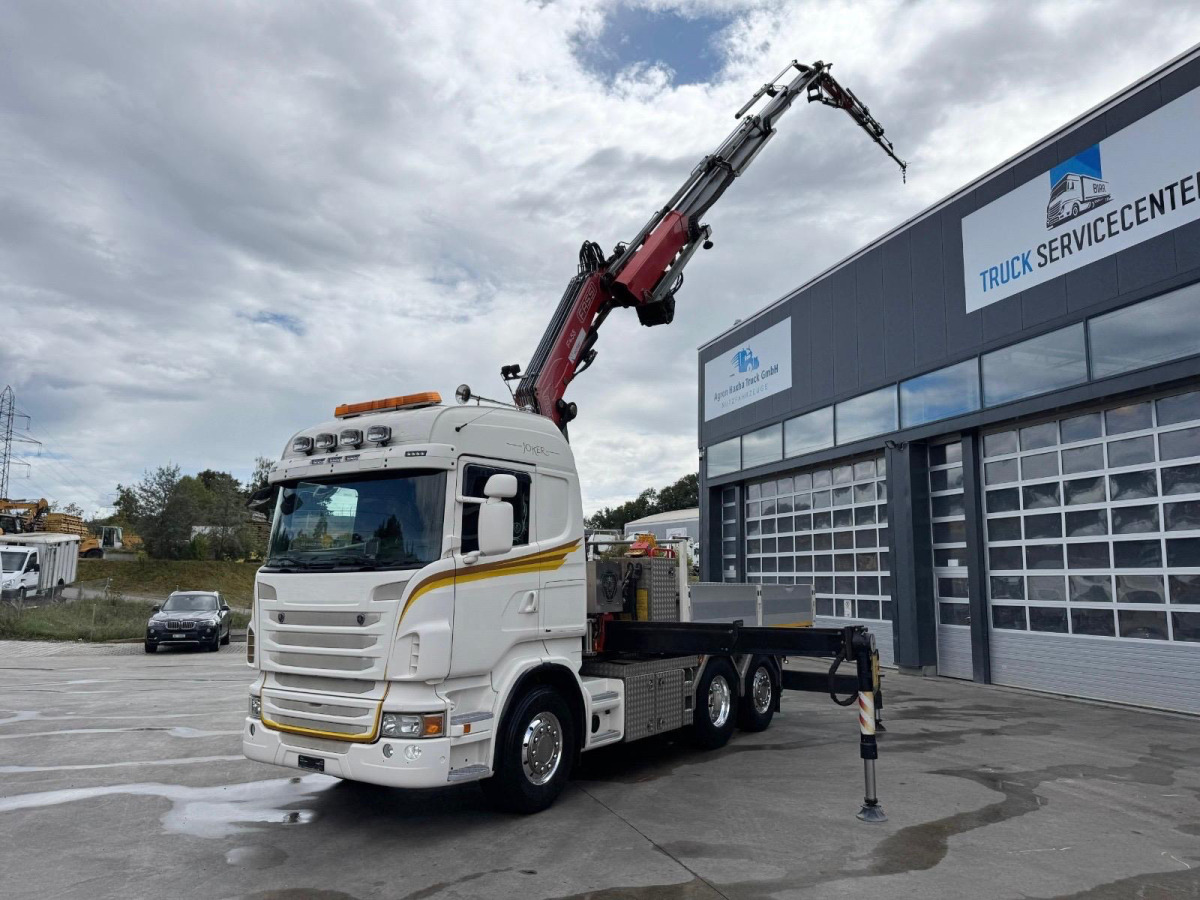 SCANIA R480 6x2 SZM/Pritsche Fassi 455 4+4 - Autokran: das Bild 3 SCANIA R480 6x2 SZM/Pritsche Fassi 455 4+4 - Autokran: das Bild 3
