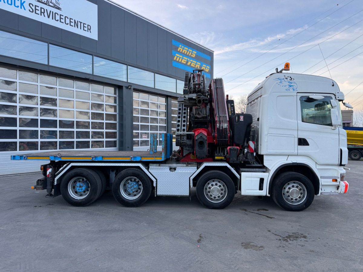Autokran SCANIA R480 8x4 Fassi 660 SZM/Pritsche: das Bild 12